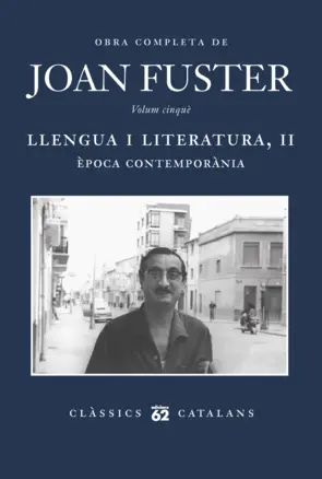 Portada Llengua i literatura II: Època contemporània