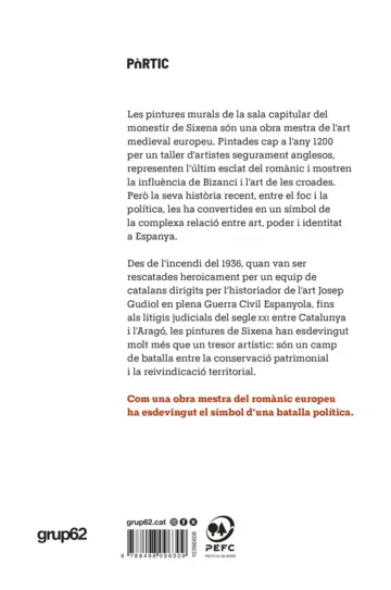 Contraportada Les pintures de Sixena