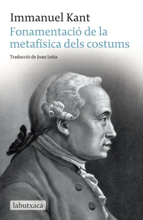 Portada Fonamentació de la metafísica dels costums