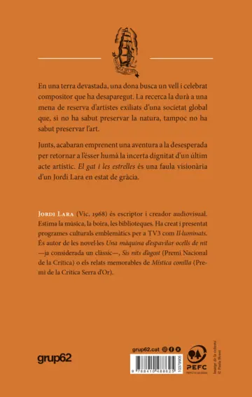 Contraportada El gat i les estrelles