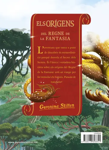 Contraportada Els orígens del Regne de la Fantasia