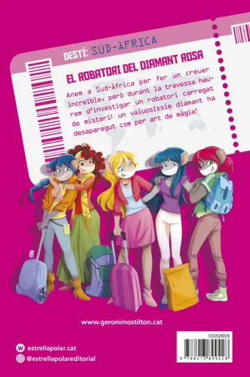 Contraportada El robatori del diamant rosa