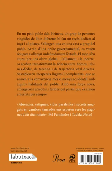 Contraportada Els dies robats