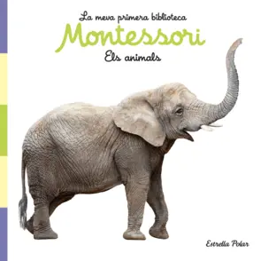 Portada Els animals. Llibre de tela. La meva primera biblioteca Montessori