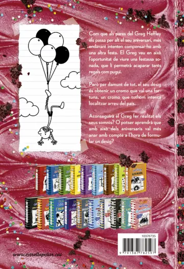 Contraportada Diari del Greg 20. Aixafaguitarres