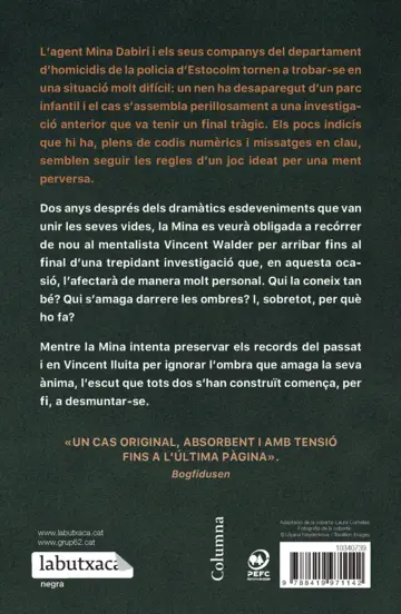 Contraportada La secta