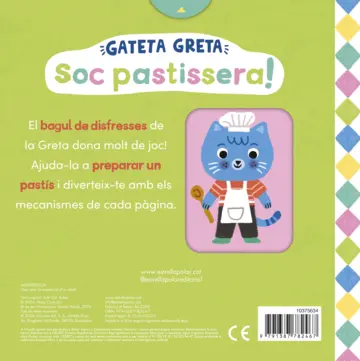 Contraportada Gateta Greta. Soc pastissera!