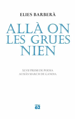 Portada Allà on les grues nien