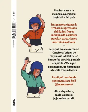 Contraportada Quadern de llengua i cultura