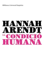 Portada La condició humana