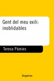 Portada Gent del meu exili: inoblidables