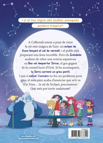 Contraportada Zodiakids 2. La lluna de sang