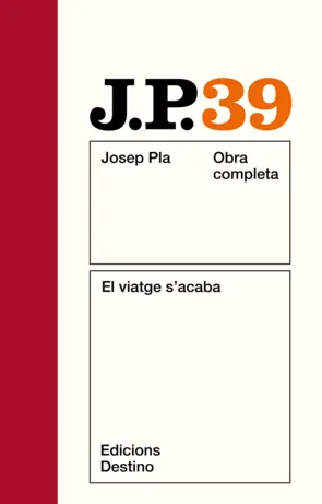 Portada O.C.J.PLA 39 EL VIATGE S'ACABA