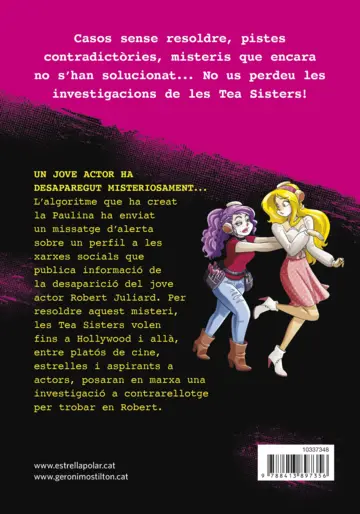 Contraportada Investigació en curs 1. L'actor desaparegut