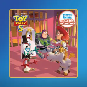 Portada Toy Story 5. Primers lectors en lletra MAJÚSCULA