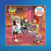 Portada Toy Story 5. Primers lectors en lletra MAJÚSCULA