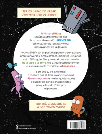 Contraportada Univèrsia. Crea el teu univers