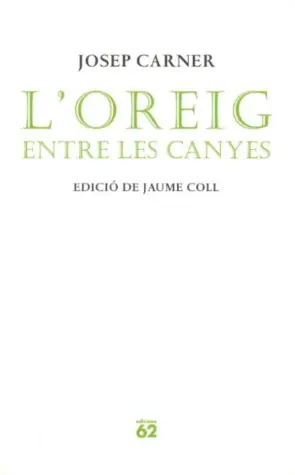 Portada L'oreig entre les canyes