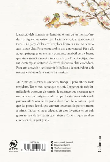 Contraportada La força de les arrels