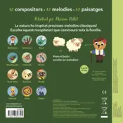 Miniatura contraportada Melodies clàssiques de la natura. El meu primer llibre de sons