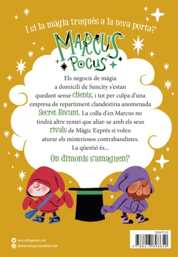 Contraportada Marcus Pocus 6. La porta prohibida