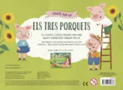 Miniatura contraportada Els tres porquets. Conte pop-up