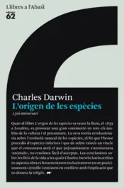 Portada L'origen de les espècies.