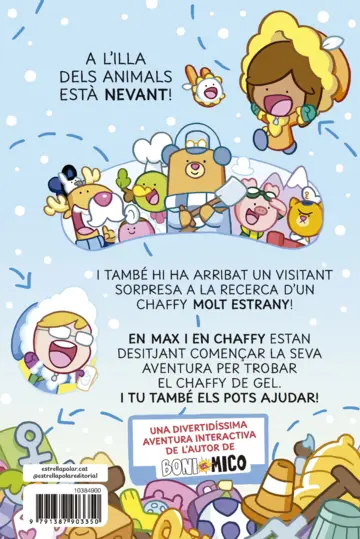 Contraportada Max & Chaffy 3. A la recerca del chaffy de gel!