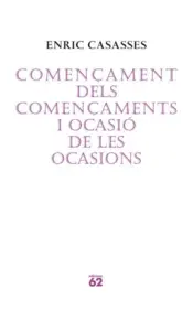 Portada Començament dels començaments i ocasió de les ocasions