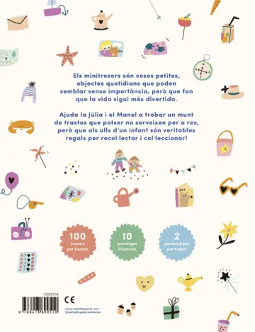 Contraportada Minitresors. Busca i troba