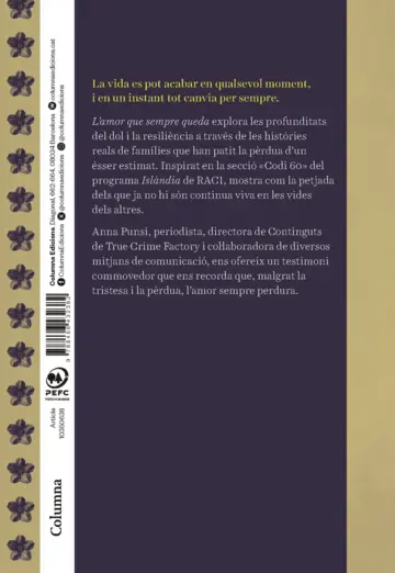 Contraportada L'amor que sempre queda