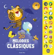 Portada Les meves 20 melodies clàssiques. El meu primer llibre de sons