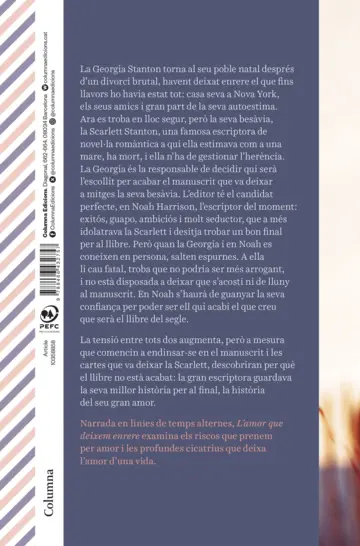 Contraportada L'amor que deixem enrere