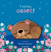 Portada T'estimo, osset! Llibre de cartró amb troquells