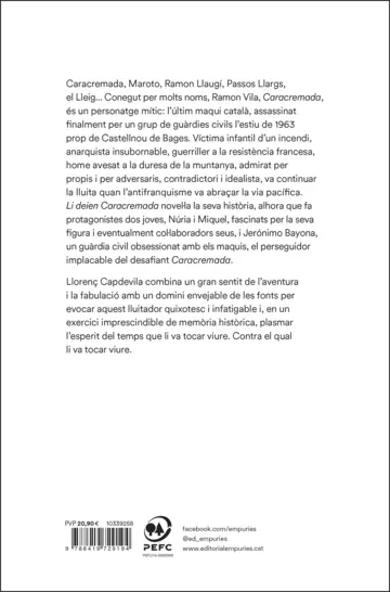 Contraportada Li deien Caracremada