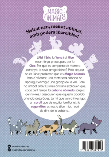 Contraportada Magic Animals 5. L'encantadora dels gats