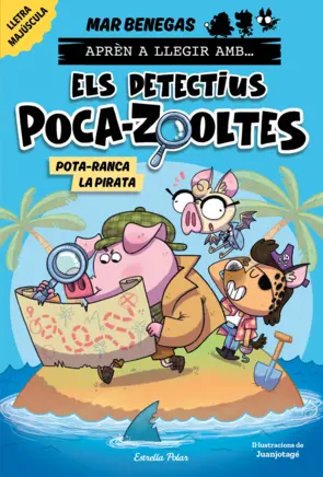 Portada Aprèn a llegir amb Els detectius Poca-zooltes 5. Pota-ranca la pirata