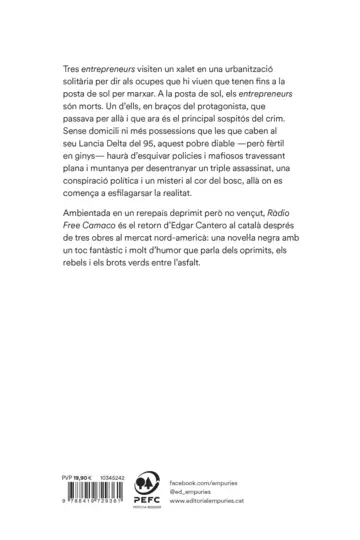 Contraportada Ràdio Free Camaco (Cegador de Verri 1)