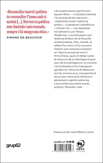 Contraportada Idealisme moral i realisme polític