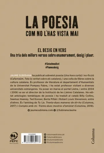 Contraportada Sota el meu llavi