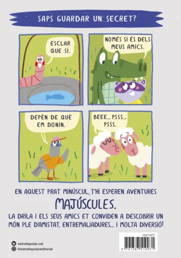 Contraportada Drila Cocodrila 8. Un secret supersecret