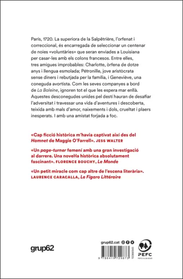 Contraportada Les noies de Louisiana