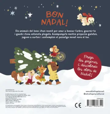 Contraportada Bon Nadal! El meu primer llibre amb olors