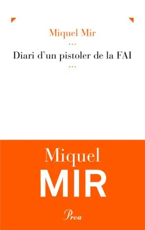 Portada Diari d'un pistoler de la FAI