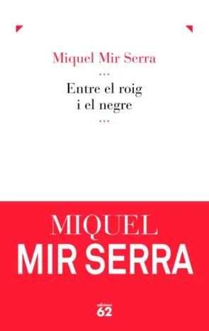 Portada Entre el roig i el negre