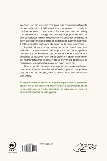 Contraportada El futur d'Europa