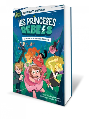 Portada Les Princeses Rebels 1. El misteri de la virgulina immortal