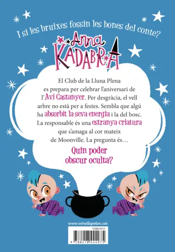 Contraportada Anna Kadabra 15. La nit de la impostora