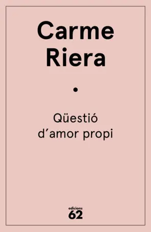 Portada Qüestió d'amor propi