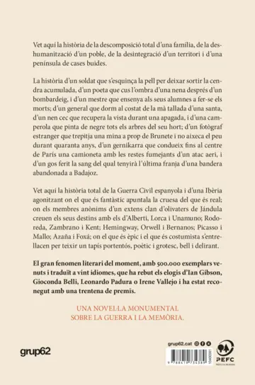 Contraportada La península de les cases buides